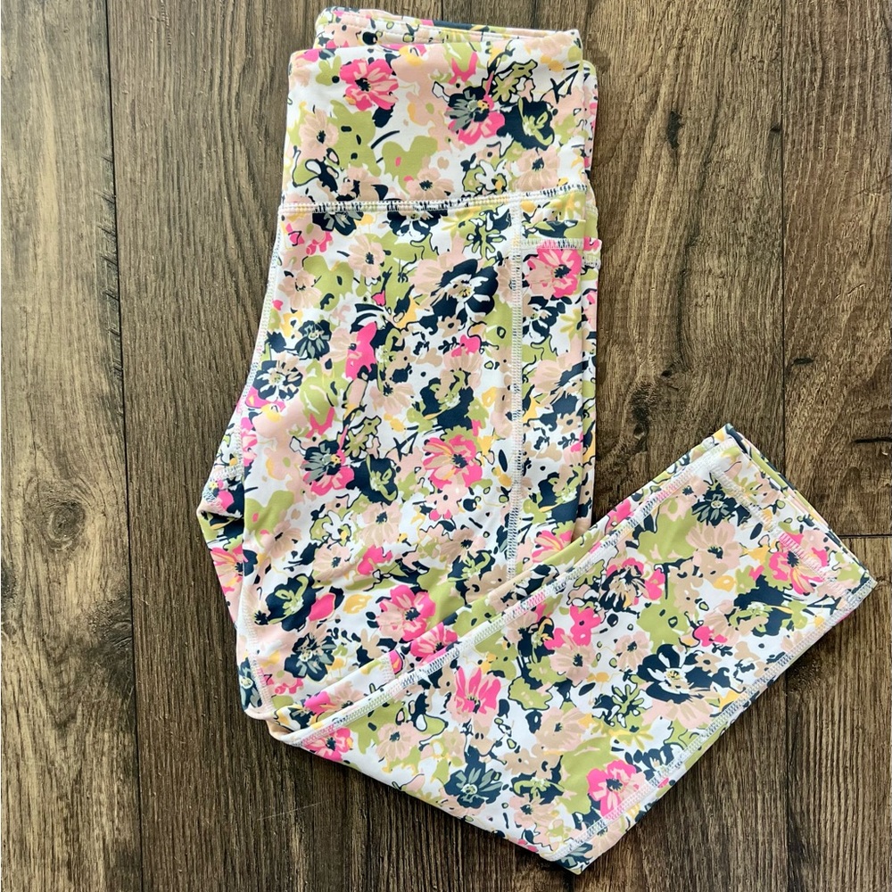 Senita Athletics Floral 7/8 Leggings